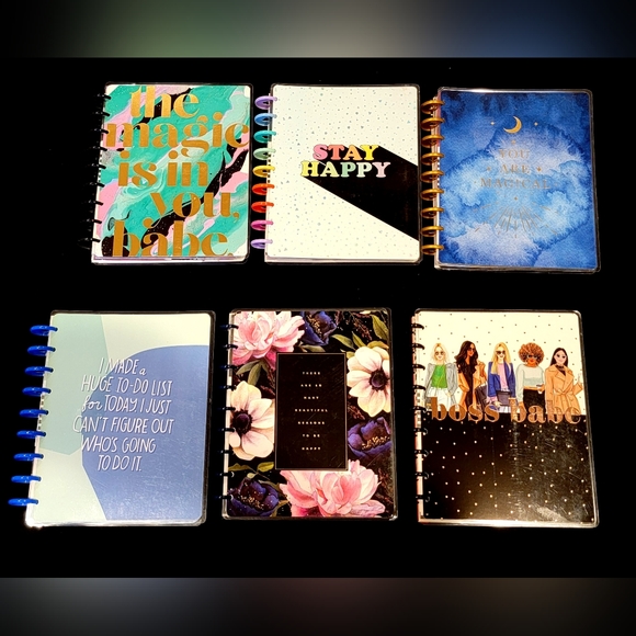 Bundle of NEW Classic size 18 and 12 month  Happy Planners, Notebooks + Journal - Picture 5 of 12